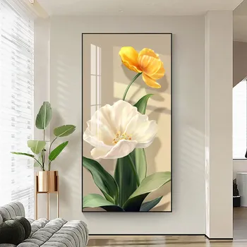 Nordic Vintage Flower Canvas 1